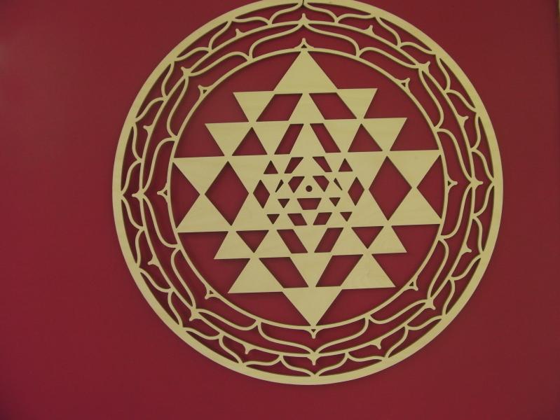 Sri Yantra Birkenholz
